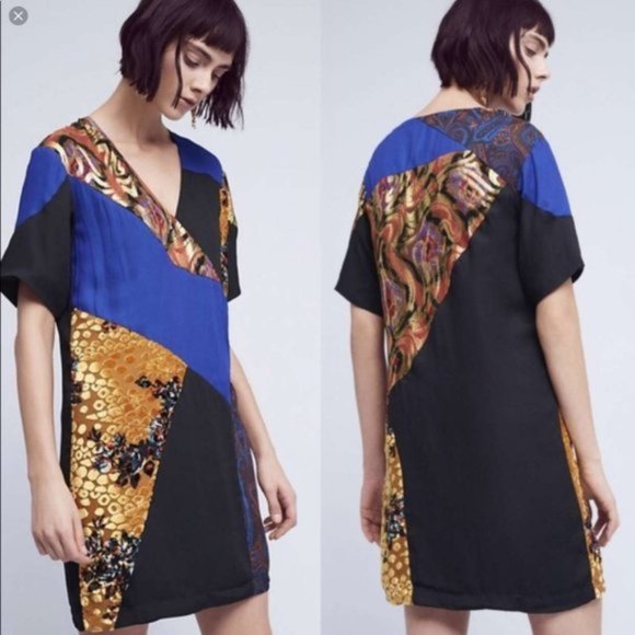 Anthropologie Dresses & Skirts - Anthro HD in Paris Camellia Dress in Black Motif